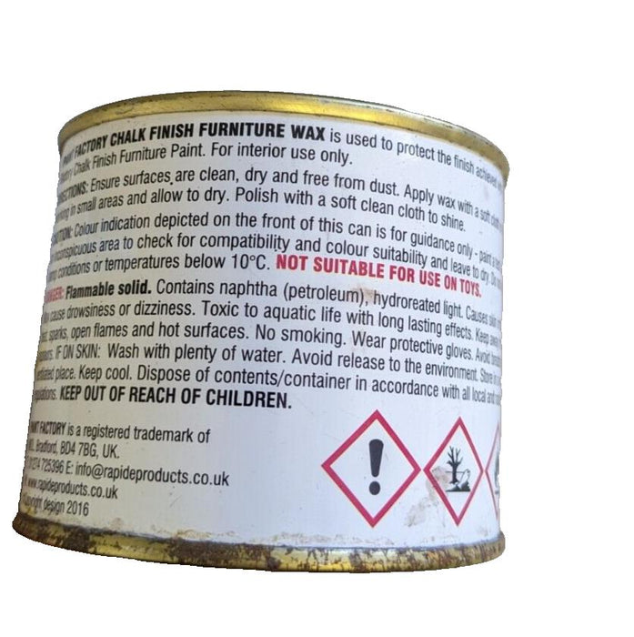 Paint Factory Chalk  Furniture Wax - 200ml - Dark WAX