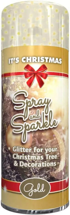 It'S Christmas Spray and Sparkle Glitter Gold 200Ml