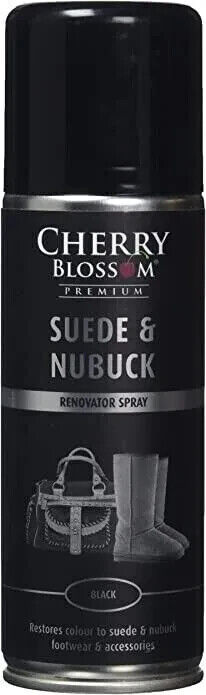 Cherry Blossom Suede & Nubuck Renovator Black Spray 200ml