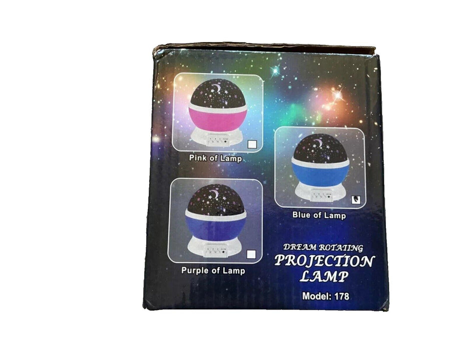 Star Master Dream Rotating Projection Lamp Blue