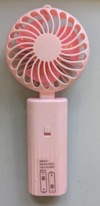 Small Pink Hand Fan