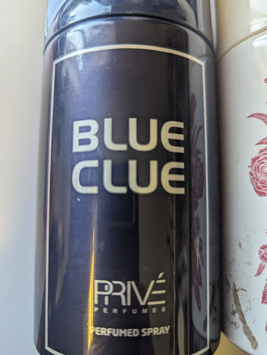 Prive Perfume Sprays x3 Mixed Scents (Displayed in images)