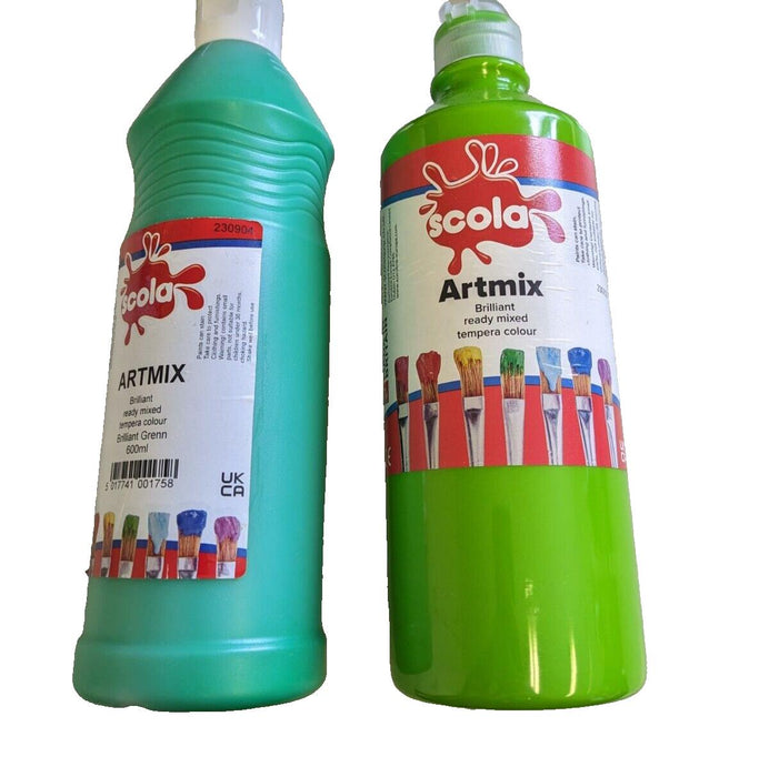 Scola Artmix Assorted  Green 600ml