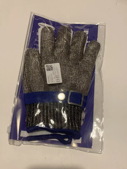 Lingchen Safety Stainless Wire Anti Cutting Gloves Medium