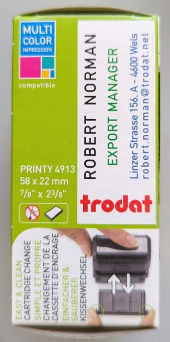 3 Pack Trodat Prnty 4913 Stamp - POSTAL COPY