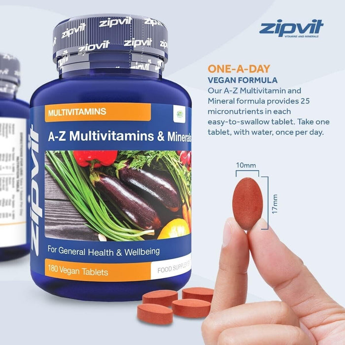 Zipvit 180 Vegan Multivitamins A-Z