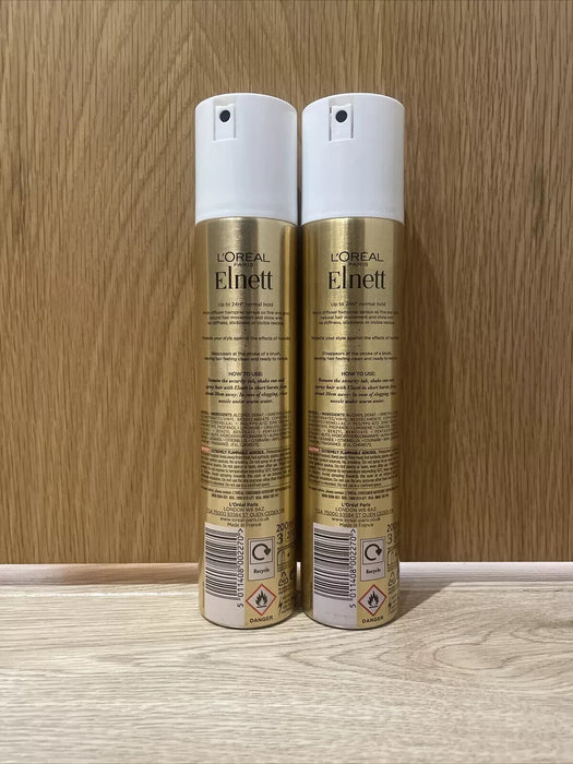 L'Oreal Shine Hairspray Normal Hold 200ml x2