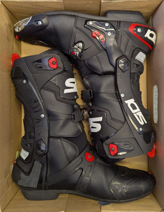 Sidi Rex CE Motorcycle Motorbike Mens Boots Black Euro 48 UK 12.5