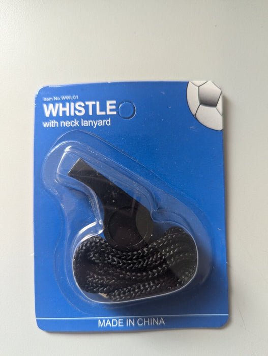 Whistle With Neck Lanyard