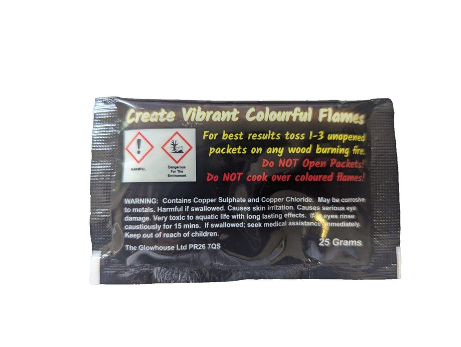 Magic Neon Flames Colour Changing Mystical Fire Bonfire Sachet 25gFire Pit