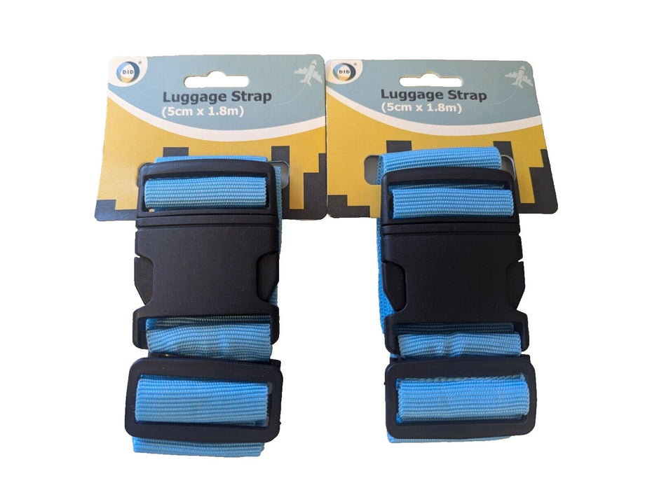 DID Luggage Straps Blue x2