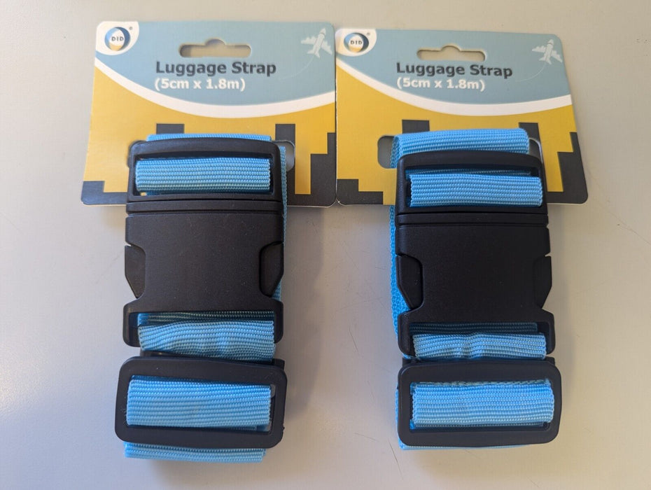 DID Luggage Straps Blue x2