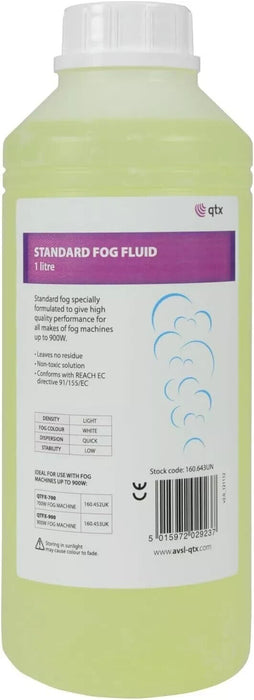 QTX Non Toxic Fog Fluid For Smoke Machines 1 Litre