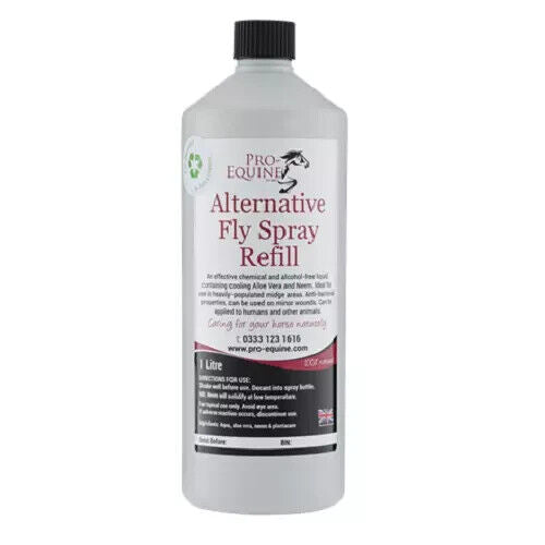 Pro-Equine Alternative Fly Spray 1 Litre - Refill