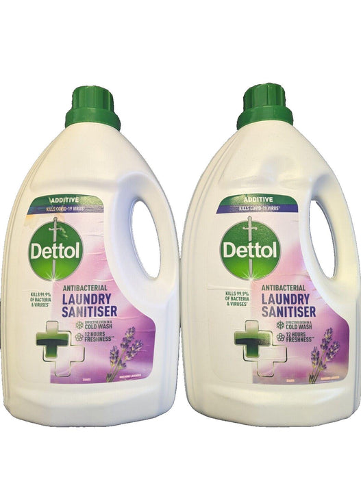 Dettol Antibacterial Laundry Cleaner Lavender 2.5L x2