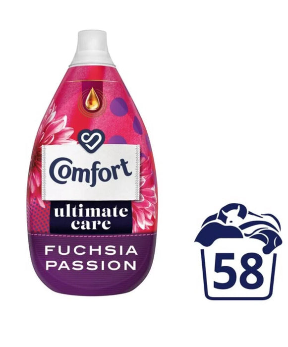 Comfort Ultimate Care Fuchsia Passion Fabric Conditioner 58W 870ml