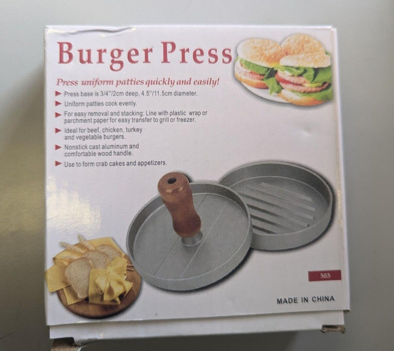 Burger Press    2cm Deep / 11cm Diameter