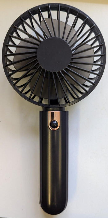 Rechargable Hand Fan - Black