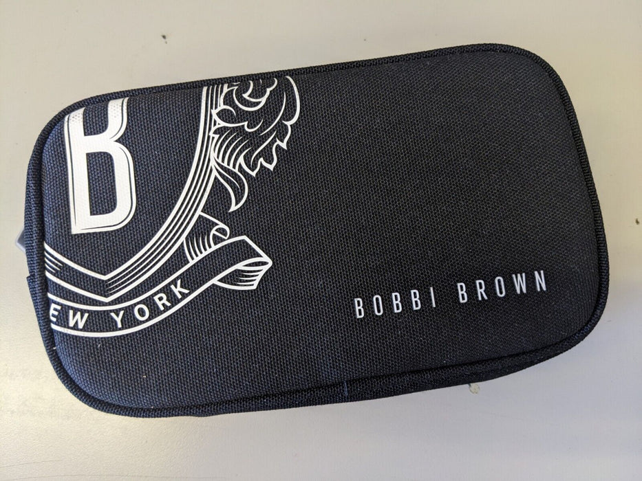 Bobbi Brown Black Zipped Makeup Cosmetics Bag