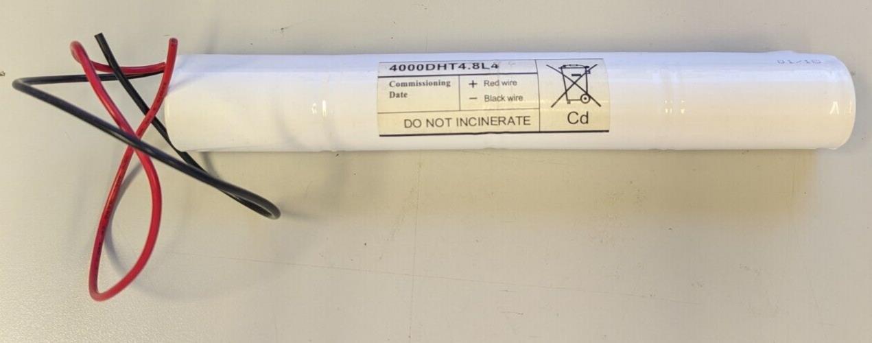 4000DHT4.8L4 Emergency Lighting Battery High Temp D