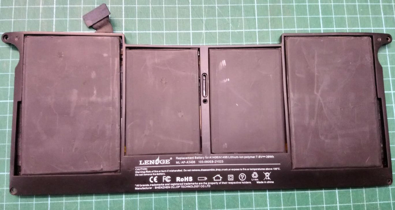 Lenoge Used Battery for MacBook Air 11" A1370 A1465, Model A1406 A1495 39Wh
