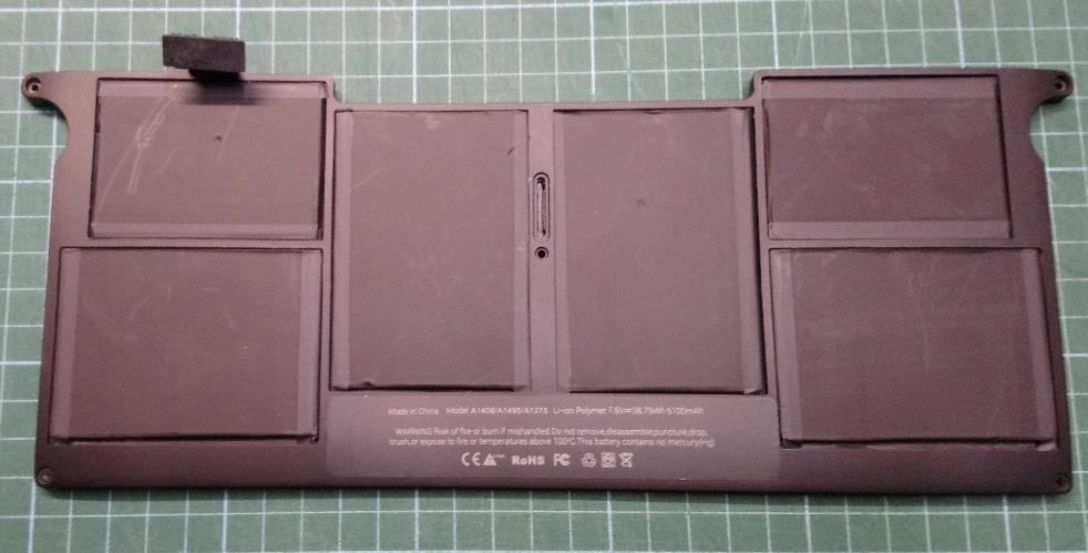 Used Battery for MacBook Air 11" A1370 A1465, Model A1406 A1495 38.75Wh 5100mAh