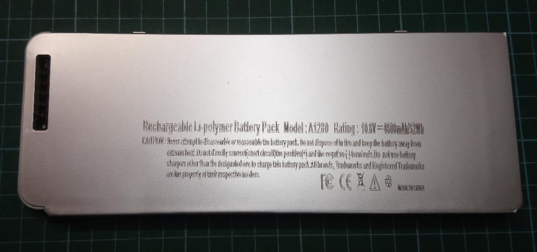 Used A1280 Battery for MacBook 13” (Late 2008) 4800mAh