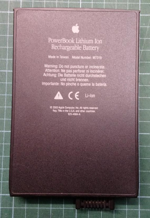 Used Apple Macintosh PowerBook G3 Battery M7318