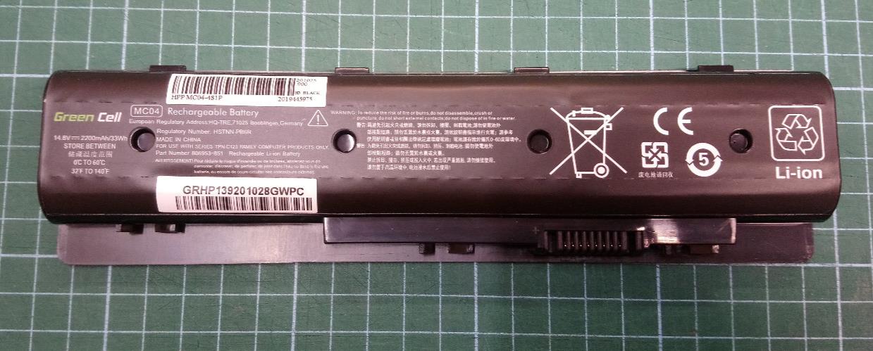 Green Cell battery for HP Envy 17-N M7-N 17-R MC04 2200mAh