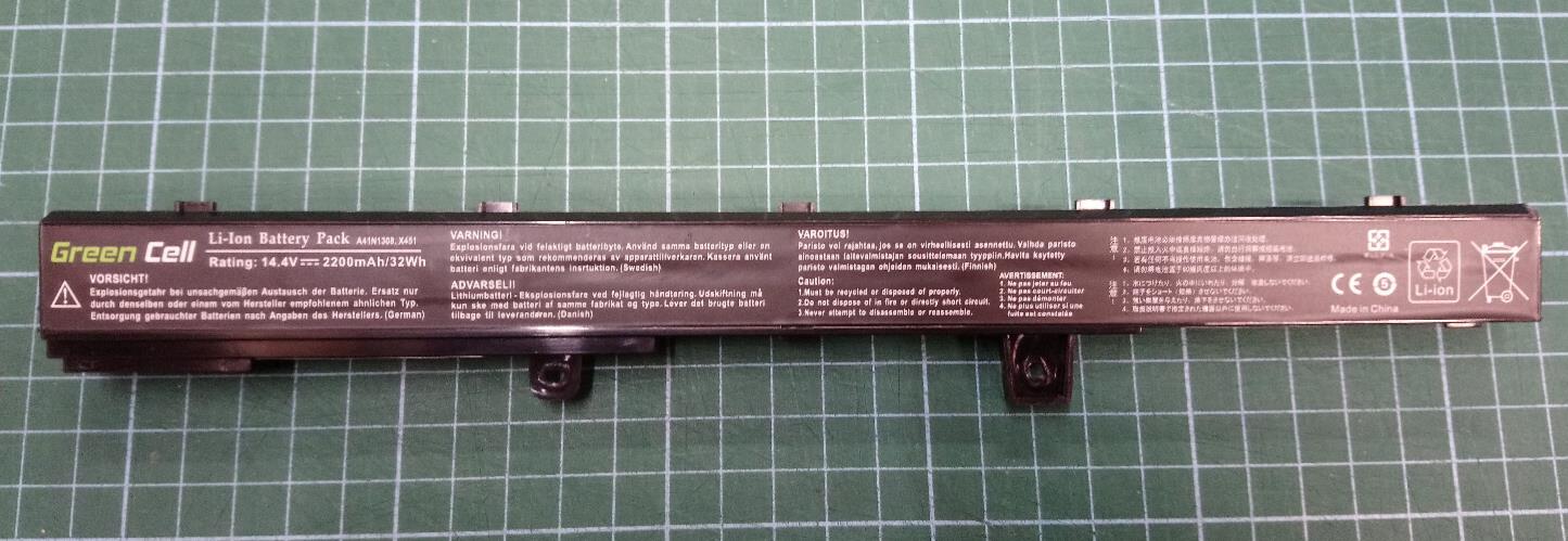 Unbranded Battery for Asus X451, A31N1319, A41N1308 2200mAh