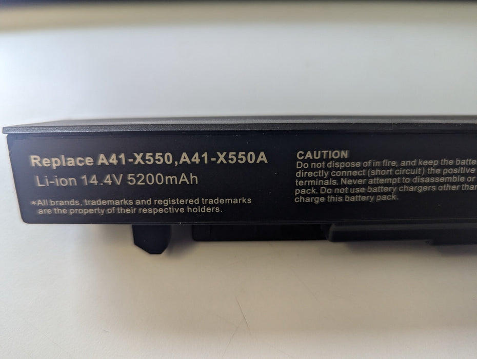 Battery Replace A41-X550, A41-X550A FOR ASUS 14.4v 5200mAh