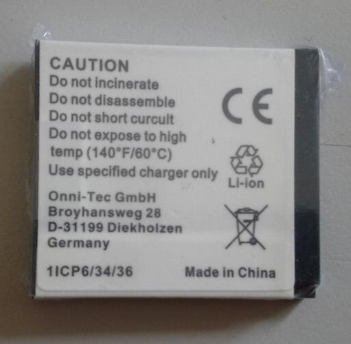 OTB DMW-BCK7E CAMERA BATTERY FOR PANASONIC LUMIX DMC-FS18 DMC-FS16 DMC-S3
