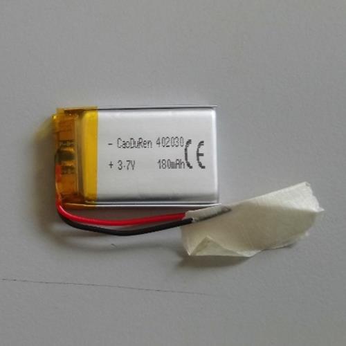 3.7V LiPo Polymer Rechargeable Battery 180mAh 402030 For MP3 GPS