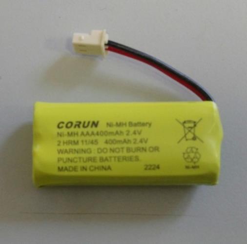 AAA Cordless Phone Battery 400mAh 2.4V Corun Ni-MH