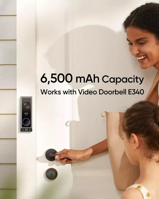 eufy Security Rechargeable Battery Pack with USB-C, Quick-Release Battery Pack,