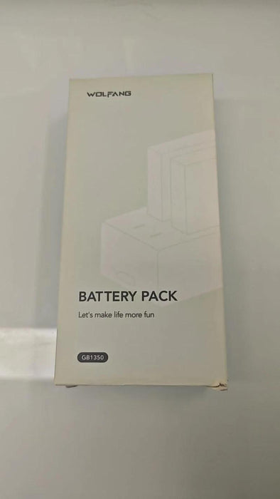 Action Camera Kit, Charging Kit with Two 1350 Mah Batteries & USB Charger GB1350