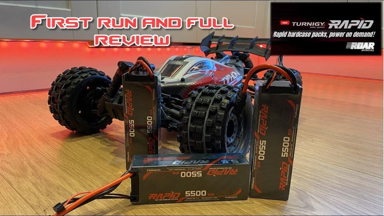 Turnigy Rapid 5500mAh 4S2P 140C Hardcase Lipo Battery Pack w/XT90 Connector