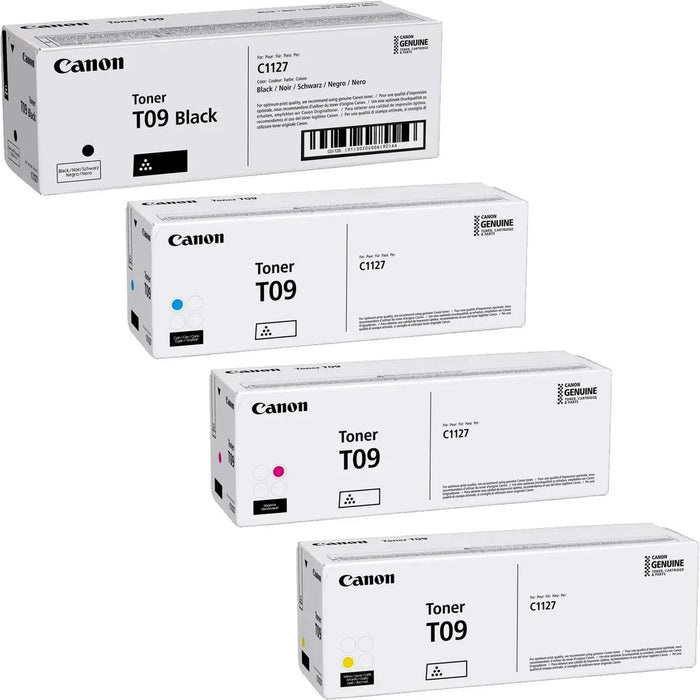 ORIGINAL Canon T09 Toner Saver Set Black, Cyan, Magenta, Yellow (4 Pack)