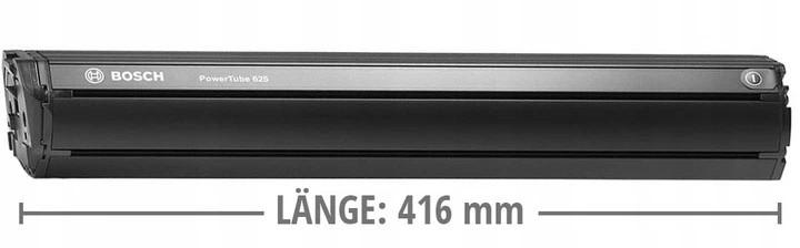 used SLIGHTLY Bosch PowerTube 625 Wh – Horizontal Mount E-Bike Battery (BBP290)