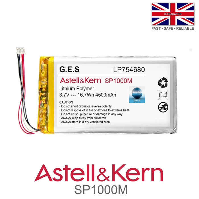 Astell & Kern SP1000M Audio Player Battery - 4500mAh