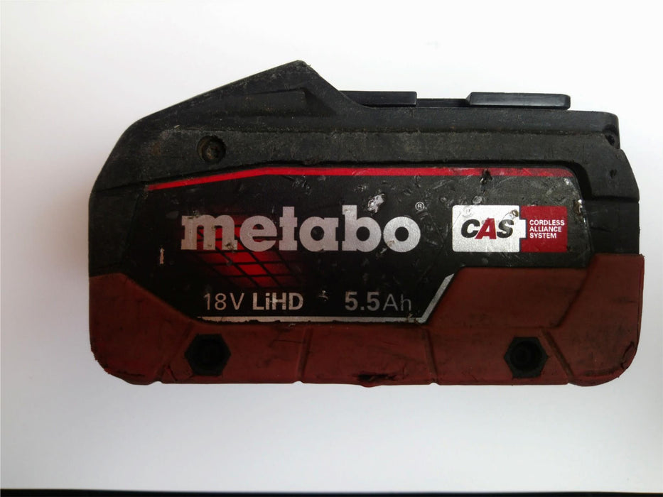 used Metabo 625549000 18V 5.5Ah LiHD Battery Pack Li-Ion Patented Air Cooled