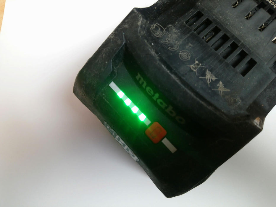 used Metabo 625549000 18V 5.5Ah LiHD Battery Pack Li-Ion Patented Air Cooled