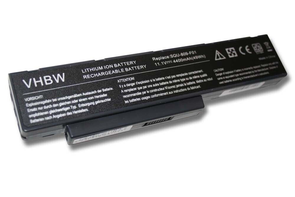 New vhbw for Fujitsu-Siemens SQU-809-F02 SQU-809-F01 SQU-808-F02 4400mAh 49Wh