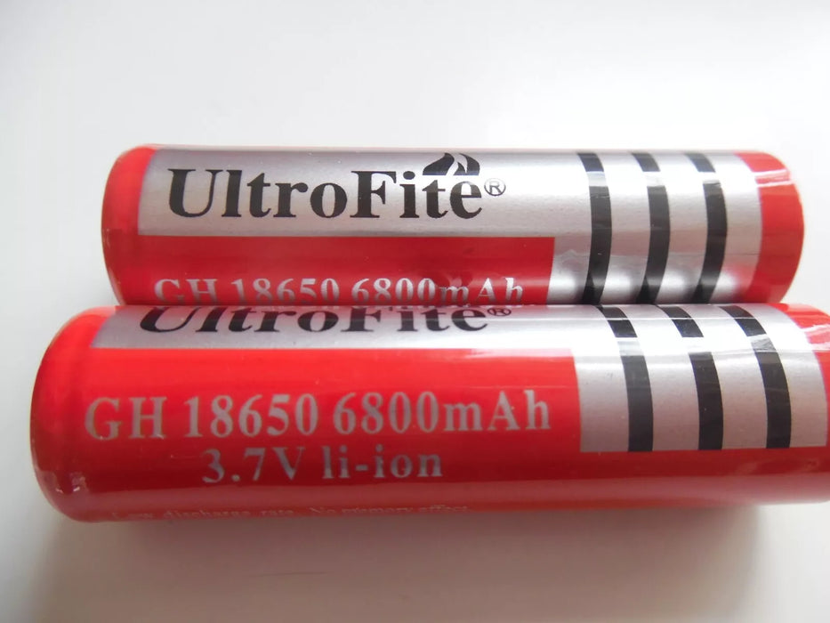 UltroFite GH 18650 6800mAh 2 pcs