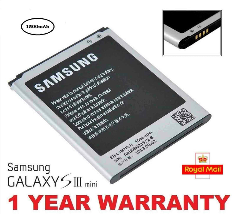 Samsung Battery EB-F1M7FLU 1500mAh For Galaxy S3 Mini i8190 / Ace 2 i8160 3PIN