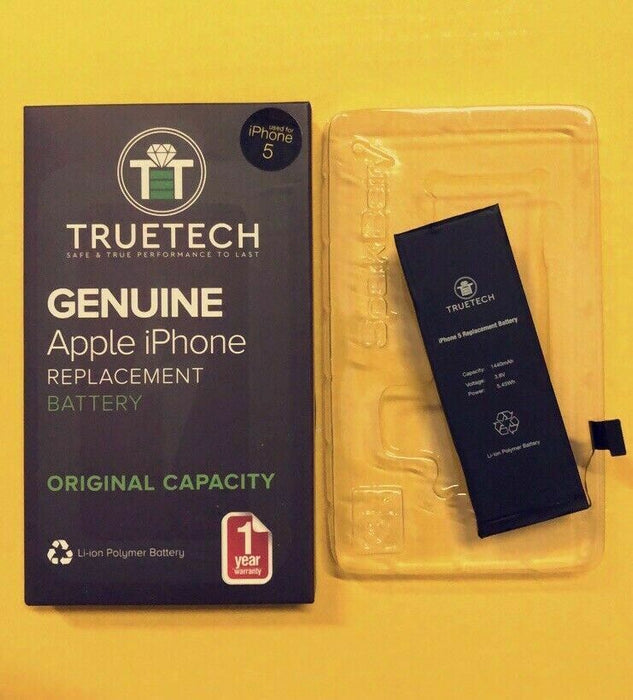 Genuine Replacement Battery For Apple iPhone 5 5G by TrueTech - 1440mAh - 3.82V