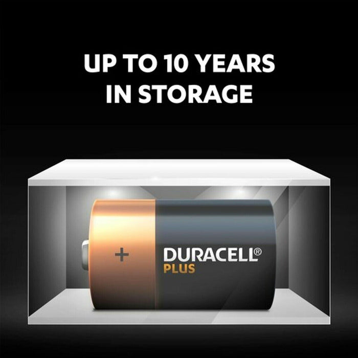 1 x Battery Pack Size of 6 Duracell Plus D Alkaline Batteries 1.5V LR20