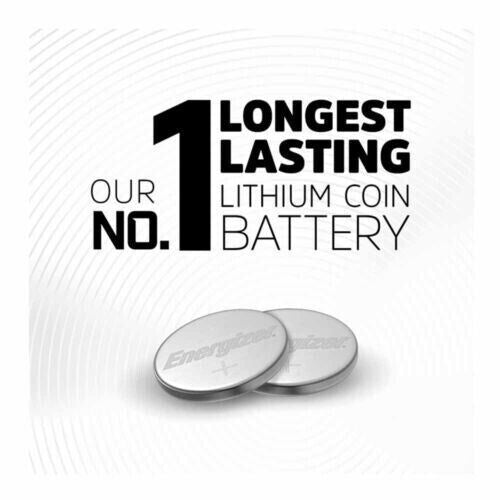 Energizer CR2025 3V Lithium Coin Cell Battery DL2025 - Pack of 2