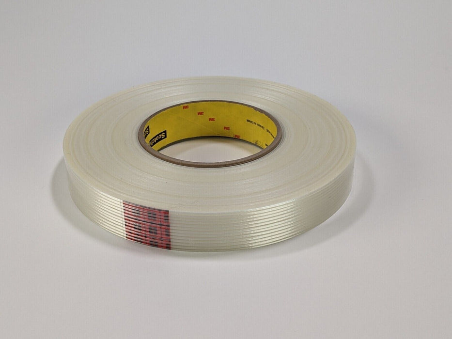 2 x Scotch® Filament Tape Clean Removal 8915, Transparent, 18 mm x 55 m, 0.15 mm