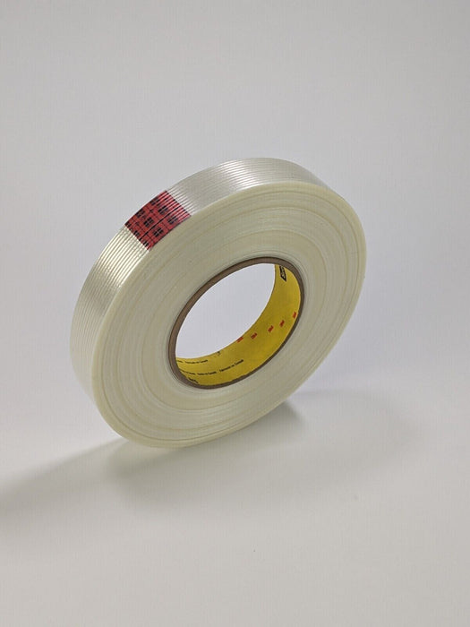 2 x Scotch® Filament Tape Clean Removal 8915, Transparent, 18 mm x 55 m, 0.15 mm